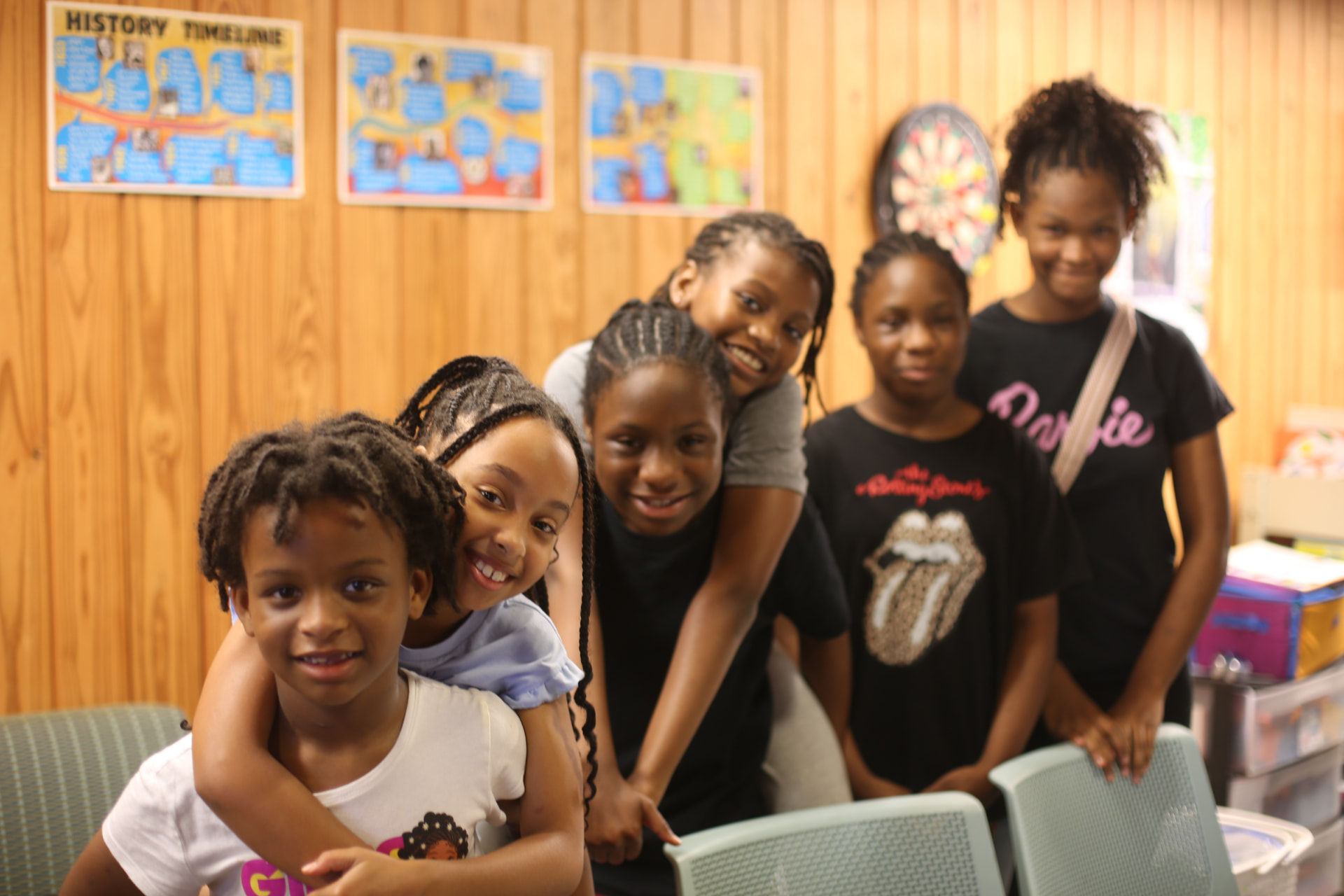 Cohort participants smiling together